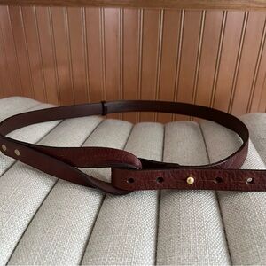 De Palma Handsewn Nouva Leather Belt